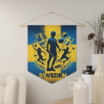 Flag Village Sweden Flag Pennant Sporting Home Wall decoration SWE0001