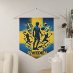 Flag Village Sweden Flag Pennant Sporting Home Wall decoration SWE0001