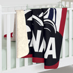 Flag Village CANADA Sporting Flag Sherpa Fleece Blanket CAN0010
