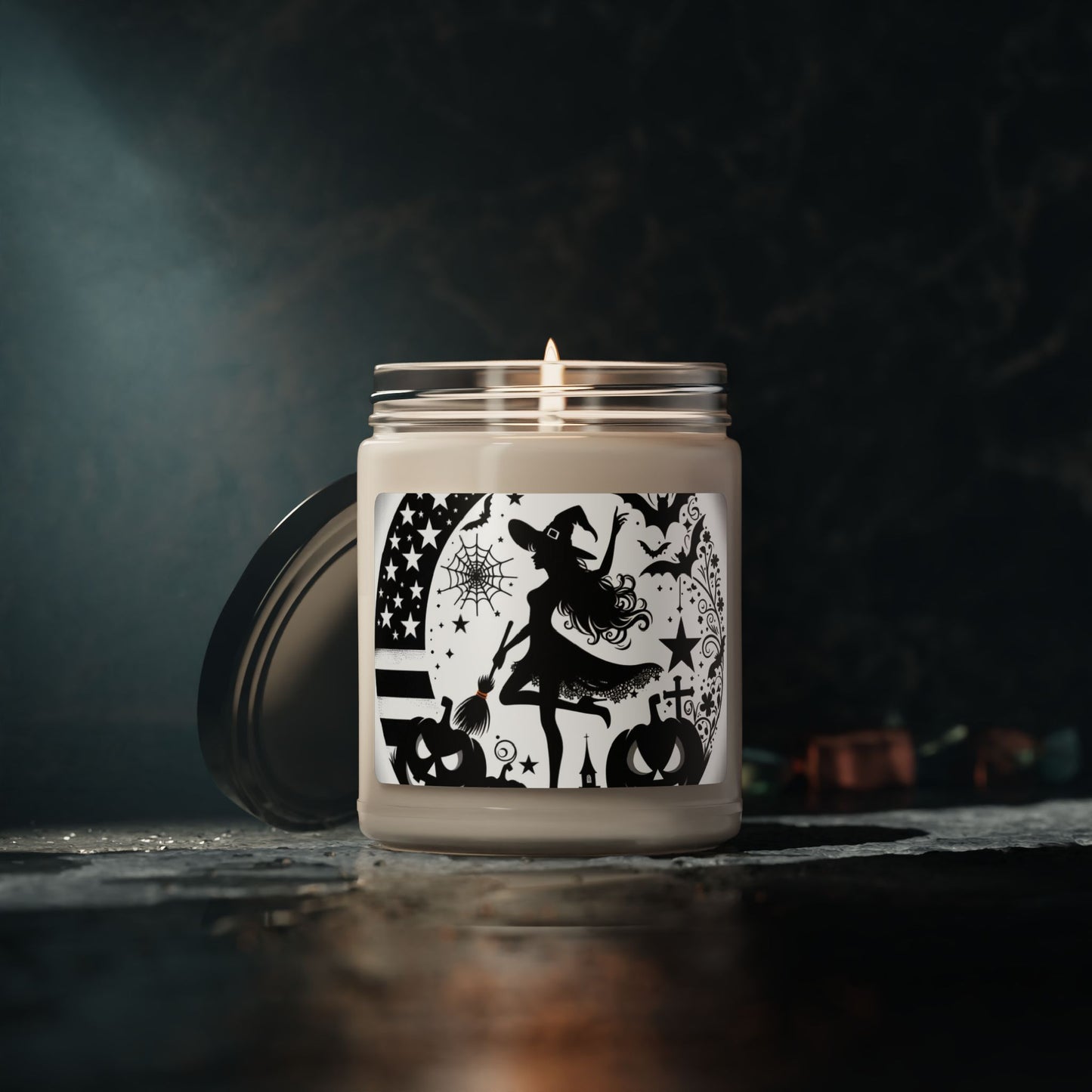 Flag Village Halloween Pretty Witch Scented Soy Candle, 9oz HW0034