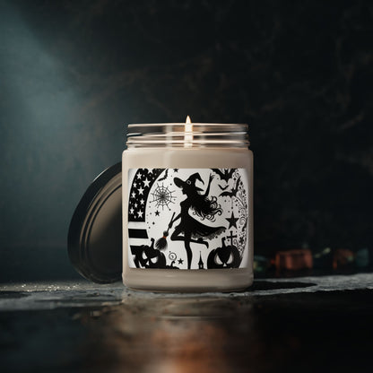 Flag Village Halloween Pretty Witch Scented Soy Candle, 9oz HW0034