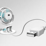 Flag Village Portable Mini Desktop Fan Silent High Wind Power Cordless Rechargeable Fan Cooler Small Fan For Students Office Gifts