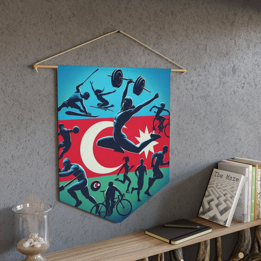 Flag Village Azerbaijan Flag Pennant Sporting Home Wall decoration AZE0001