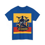 Flag Village Ecuador Sporting Flag T-SHIRT Heavy Cotton Tee ECU0004