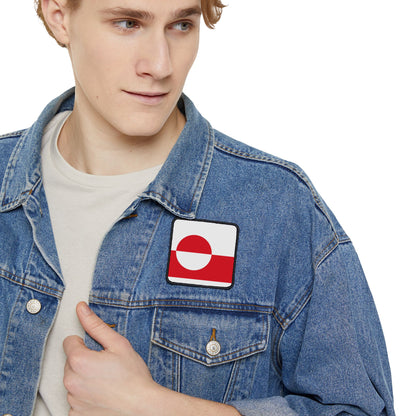 Flag Village Greenland Flag Embroidery Iron-On Patches