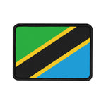 Flag Village Tanzania Flag Embroidery Iron-On Patches FV-PT0084