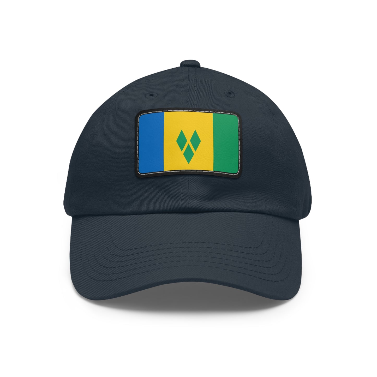 Flag Village Saint Vincent And The Grenadines Flag Hat Cap with Leather Patch