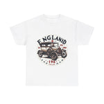 Flag Village UK Vintage Car Flag T-SHIRT Heavy Cotton Tee UK0011