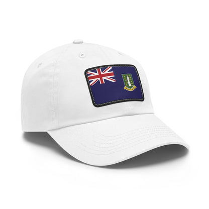 Flag Village Virgin Islands(British Virgin Islands) Flag Hat Cap with Leather Patch