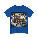 Flag Village USA Vintage Car Flag T-SHIRT Heavy Cotton Tee USA0014