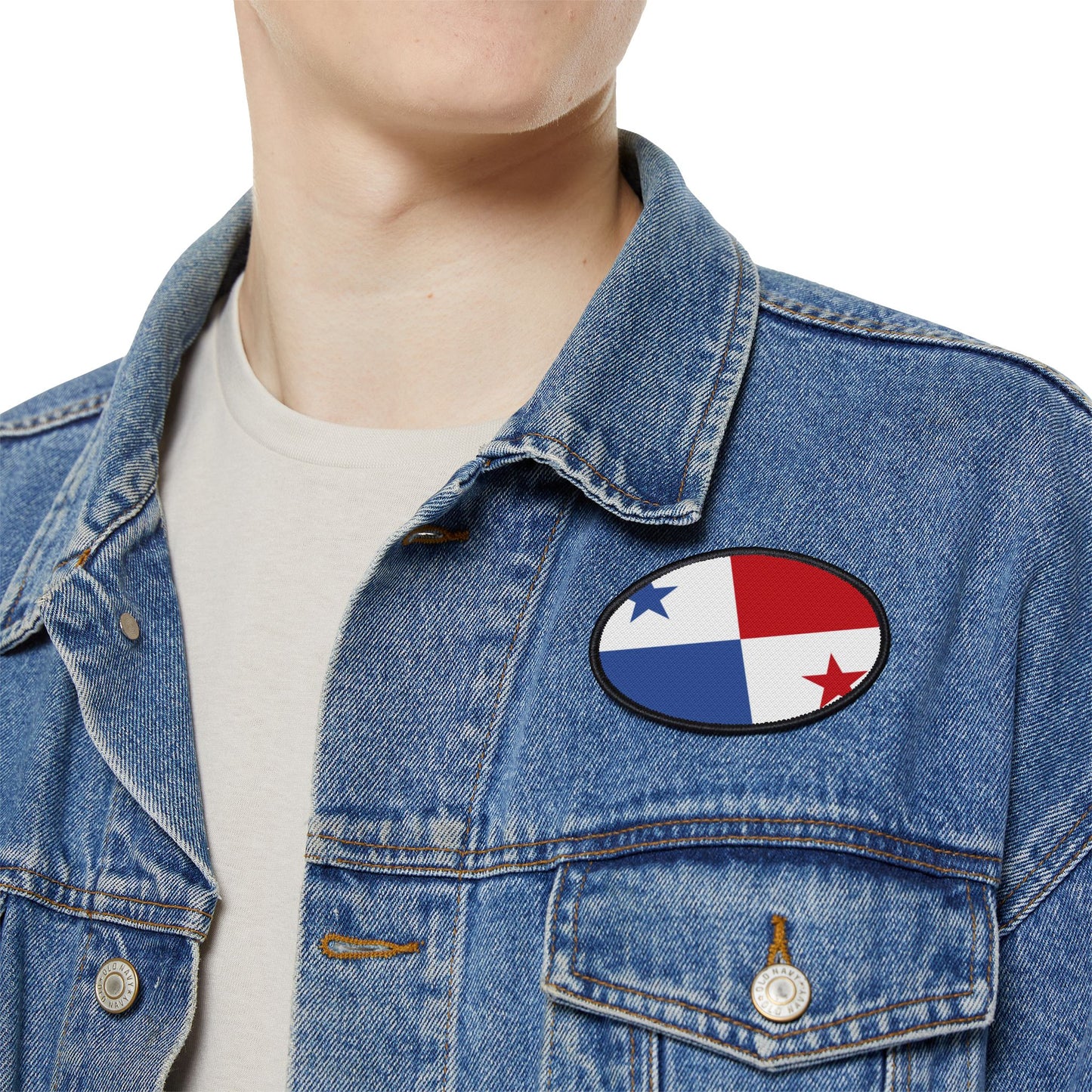 Flag Village Panama Flag Embroidery Iron-On Patches