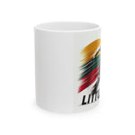 Flag Village Lithuania Sporting Flag Ceramic Coffee Mug 11oz LTU0006