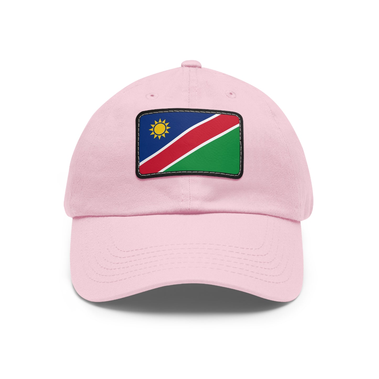 Flag Village Namibia Flag Hat Cap with Leather Patch
