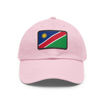 Flag Village Namibia Flag Hat Cap with Leather Patch