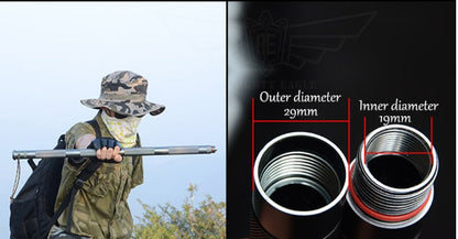 Flag Village Outdoor Defense Tactical Stick Alpenstock Hiking Camping Equipment Multifunctional Walking Stick