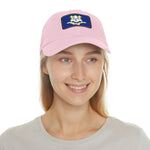Flag Village USA Connecticut State Flag Hat Cap with Leather Patch
