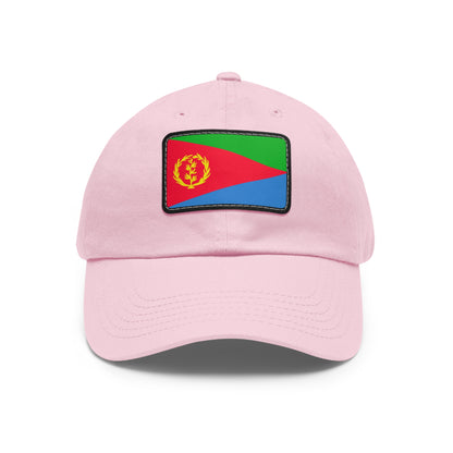Flag Village Eritrea Flag Hat Cap with Leather Patch