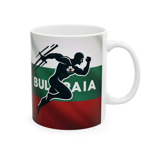 Flag Village Bulgaria Sporting Flag Ceramic Coffee Mug 11oz FV-MG0193