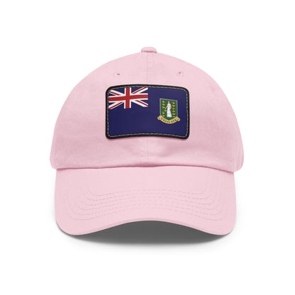 Flag Village Virgin Islands(British Virgin Islands) Flag Hat Cap with Leather Patch