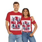 Flag Village England Sporting Flag T-SHIRT Heavy Cotton Tee GBR0009