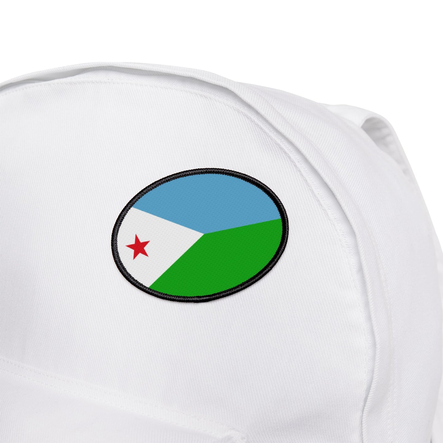 Flag Village Djibouti Flag Embroidery Iron-On Patches