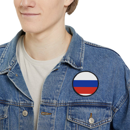 Flag Village Russia Flag Embroidery Iron-On Patches