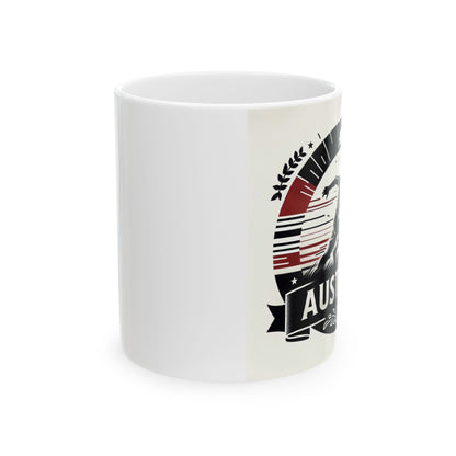 Flag Village Austria Sporting Flag Ceramic Coffee Mug 11oz AUT0007