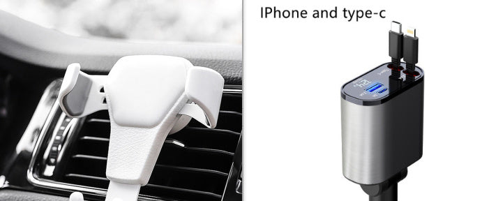Flag Village Auto Tools Car Phone Holder For Phone In Car Air Vent Mount Stand No Magnetic Mobile Phone Holder Universal Gravity Smartphone Cell Support