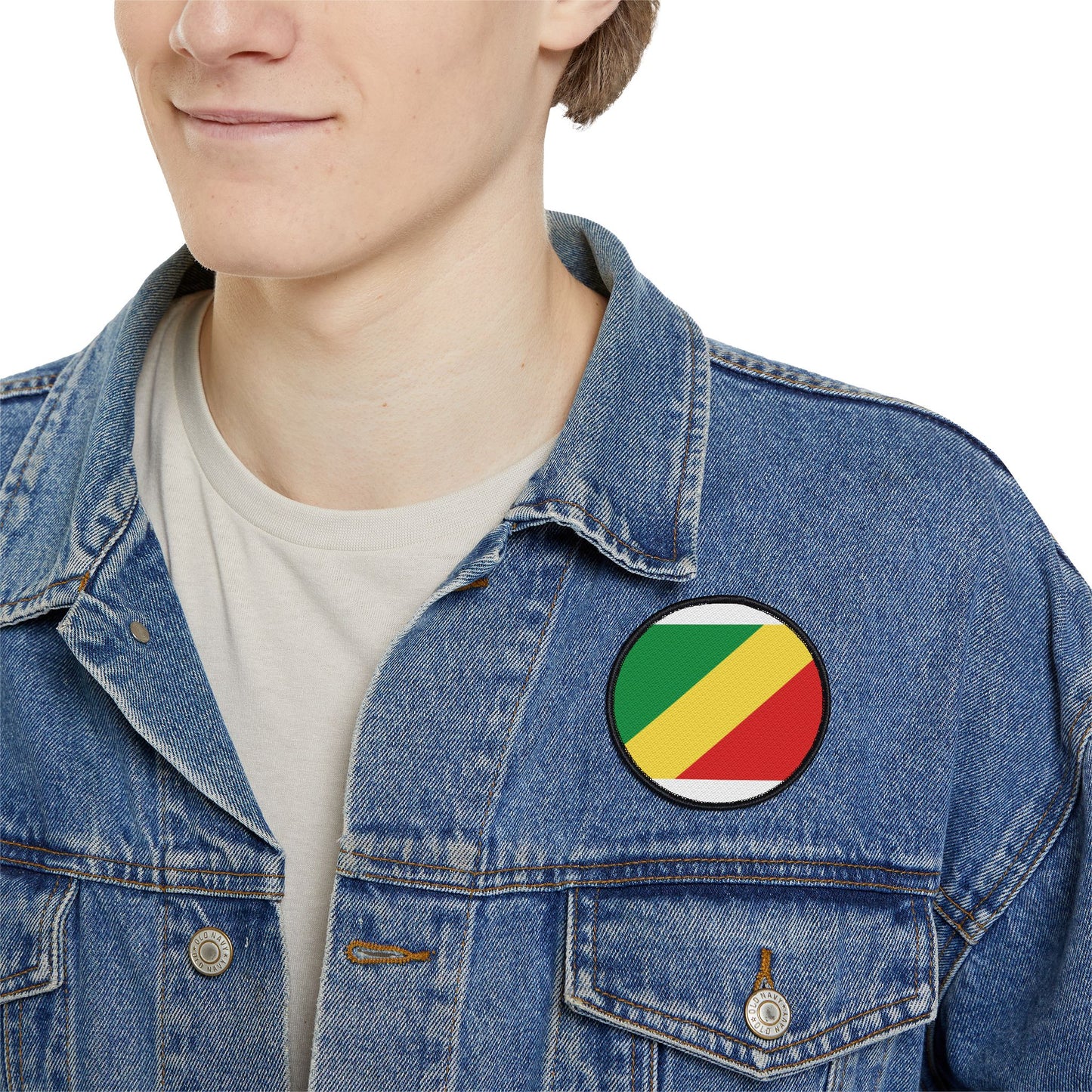 Flag Village Congo Flag Embroidery Iron-On Patches