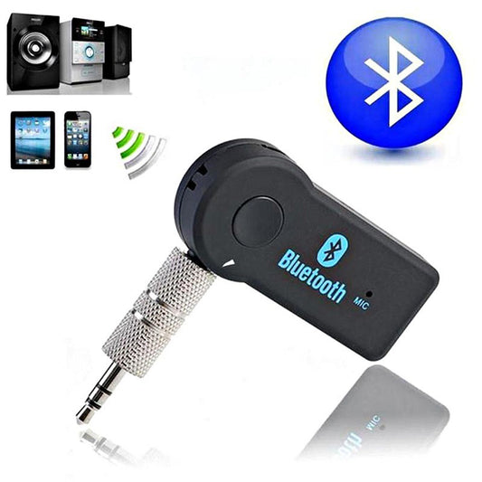 Flag Village Auto Tools Handfree Car Bluetooth Music Receiver Universal 3.5mm Streaming A2DP Wireless Auto AUX Audio Adapter With Mic For Phone MP3