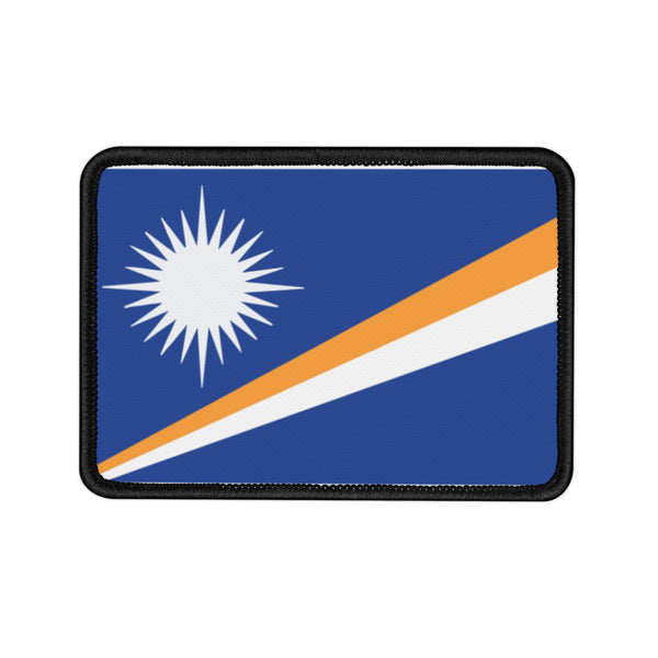 Flag Village Marshall Islands State Flag Embroidered Iron-On Patch