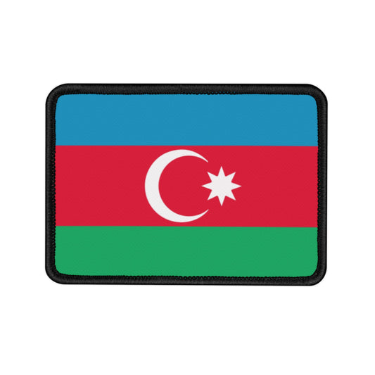 Flag Village Azerbaijan Flag Embroidery Iron-On Patches