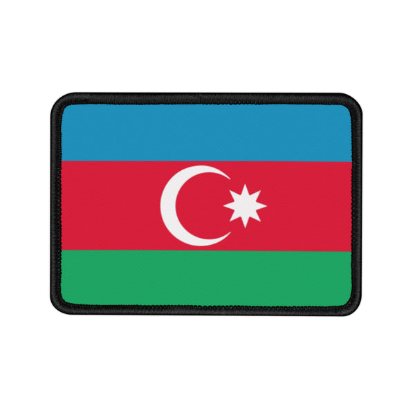 Flag Village Azerbaijan State Flag Embroidered Iron-On Patch