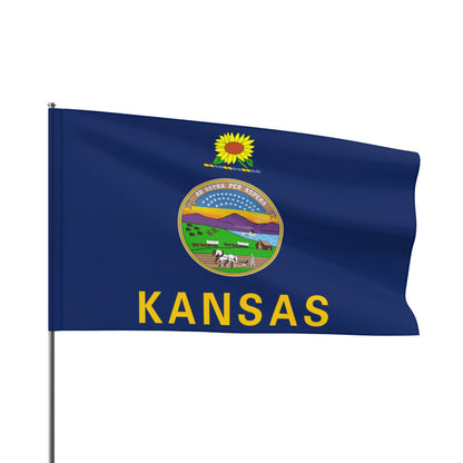Flag Village USA Kansas State Flag 18" x 12" / 36" x 24" / 60" x 36"