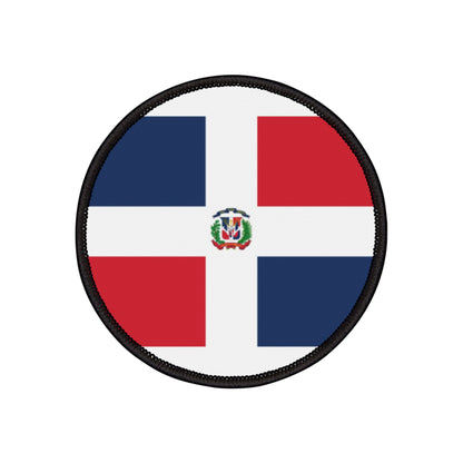 Flag Village Dominican Republic Flag Embroidery Iron-On Patches