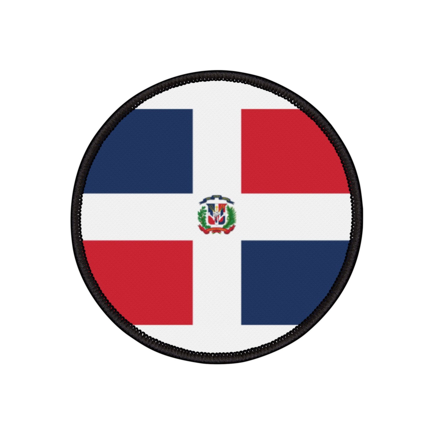 Flag Village Dominican Republic Flag Embroidery Iron-On Patches