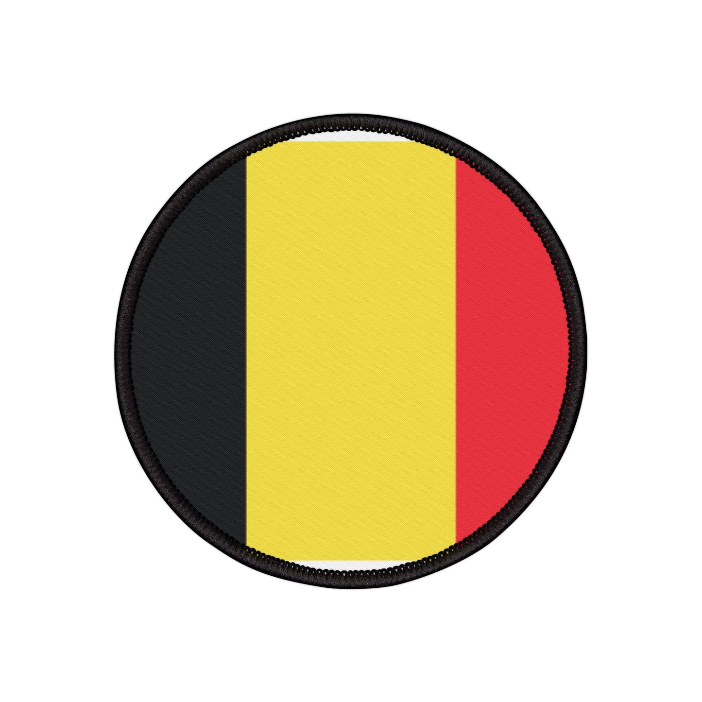 Flag Village Belgium Flag Embroidery Iron-On Patches