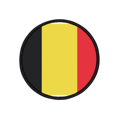 Flag Village Belgium Flag Embroidery Iron-On Patches