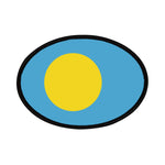 Flag Village Palau Flag Embroidery Iron-On Patches