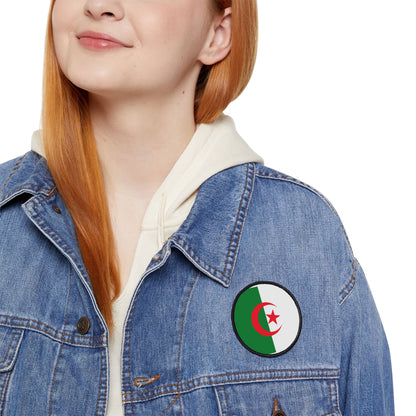 Flag Village Algeria Flag Embroidery Iron-On Patches