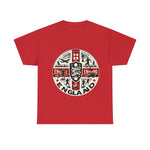 Flag Village England Sporting Flag T-SHIRT Heavy Cotton Tee GBR0006