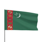 Flag Village Turkmenistan Flag 18" x 12" / 36" x 24" / 60" x 36"
