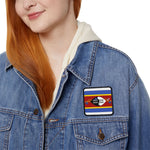 Flag Village Eswatini Flag Embroidery Iron-On Patches