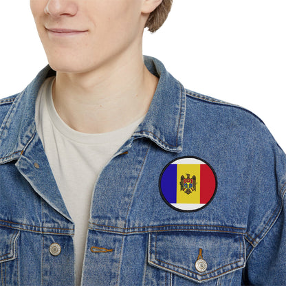 Flag Village Moldova Flag Embroidery Iron-On Patches