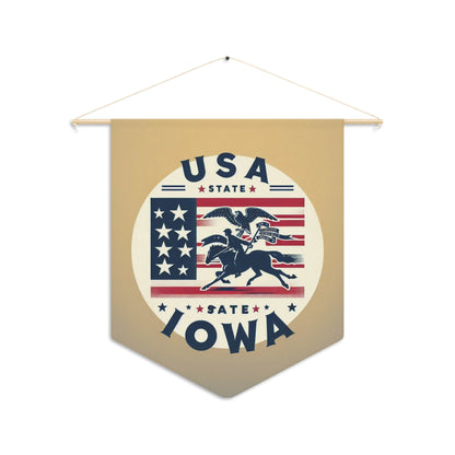 Flag Village Iowa State Flag Pennant Sporting Home Wall decoration IA0002