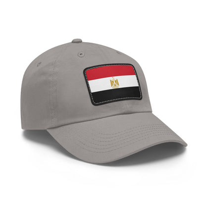 Flag Village Egypt Flag Hat Cap with Leather Patch