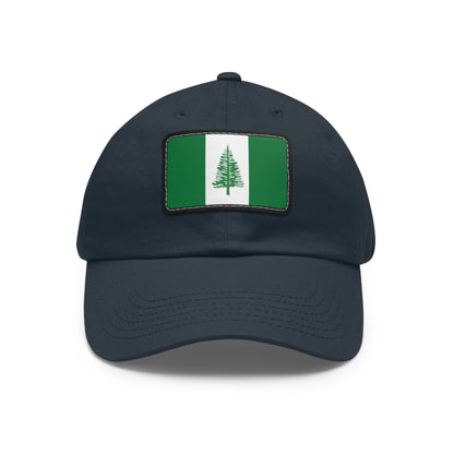 Flag Village Norfolk Island Flag Hat Cap with Leather Patch