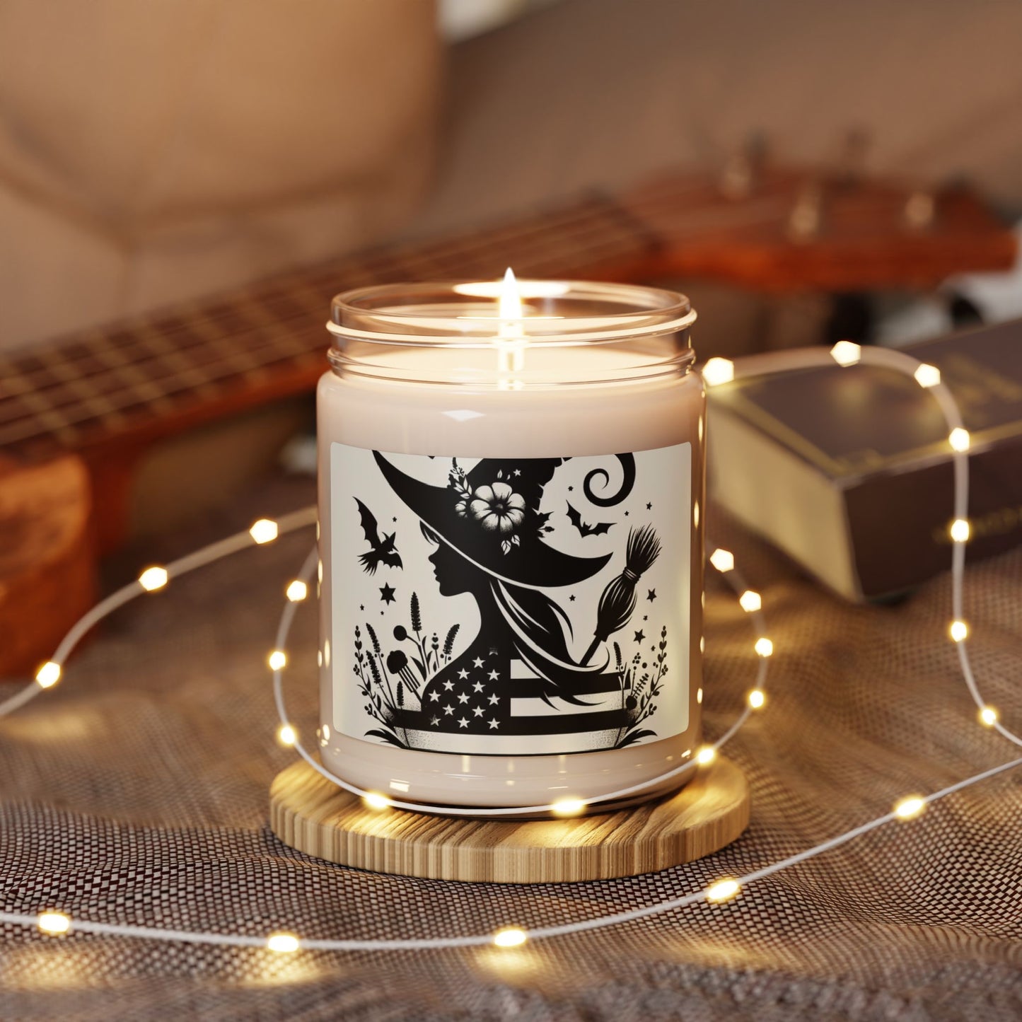Flag Village Halloween Pretty Witch Scented Soy Candle, 9oz HW0028