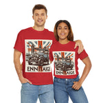 Flag Village UK Vintage Car Flag T-SHIRT Heavy Cotton Tee UK0003