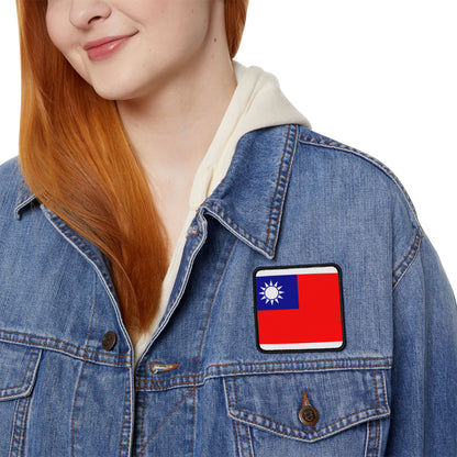 Flag Village Taiwan Flag Embroidery Iron-On Patches